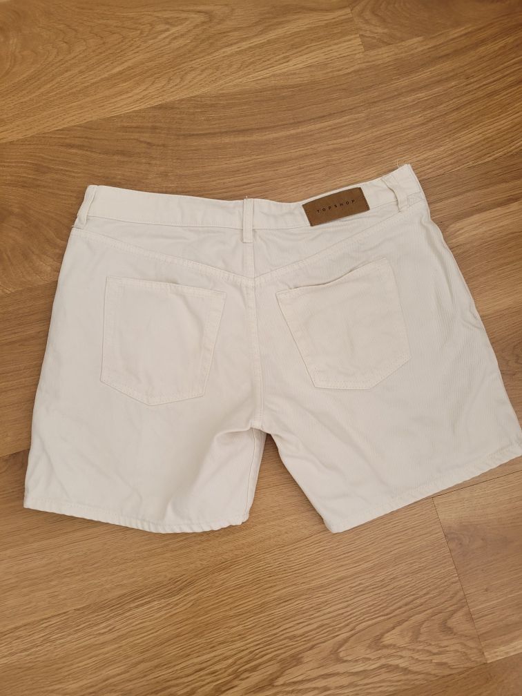 Spodenki ciążowe białe Top Shop r.38/M/10