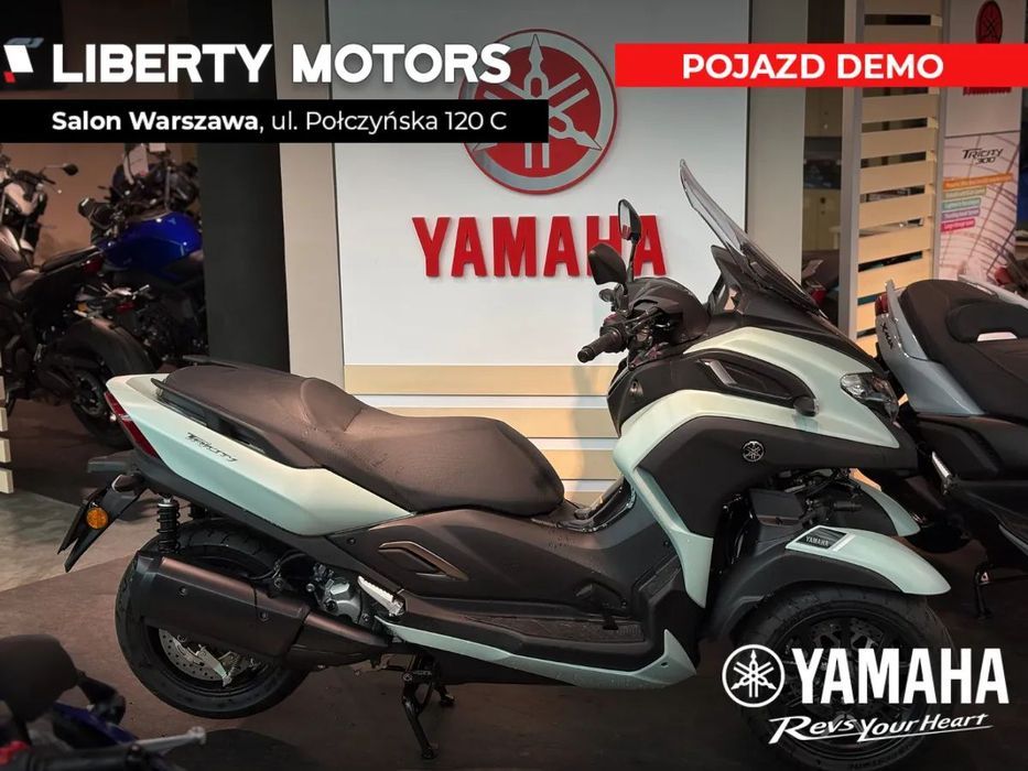 Yamaha Tricity Tricity 300 Demo Model 2024! Niski przebieg, Gwarancja, Dealer W-WA