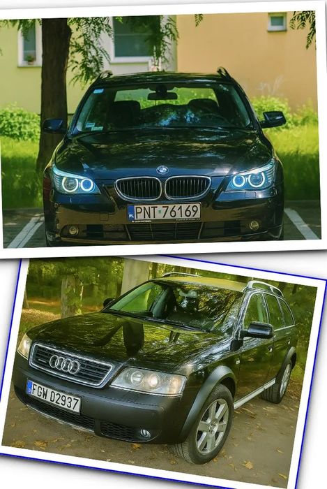 Audi A6 Allroad Sprzedam dwa samochody Audi A6+BMW e61 / lub wymiana 2=1