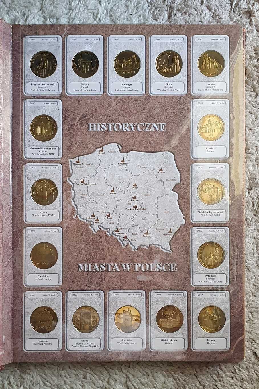Pełna KOLEKCJA MONET 2zł w Albumie + pełna kolekcja monet 5zł