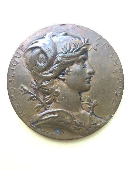 Medalha em bronze Exposição Universal de Paris 1889