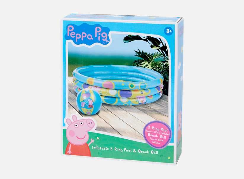 Basenik dla dzieci plus piłka dmuchany basen Świnka Peppa