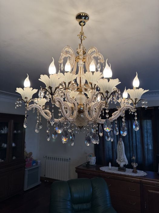 Candeeiros de sala em cristal