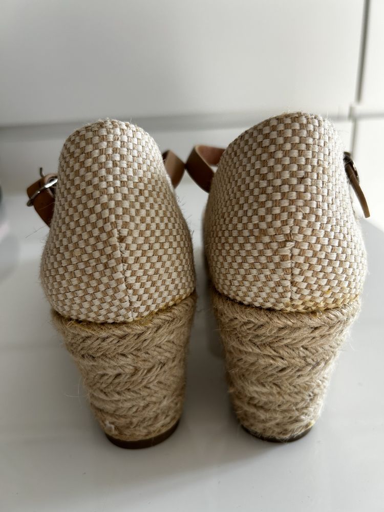 CCC i Jenny Fairy: Espadryle na koturnie r. 40 (nowe)