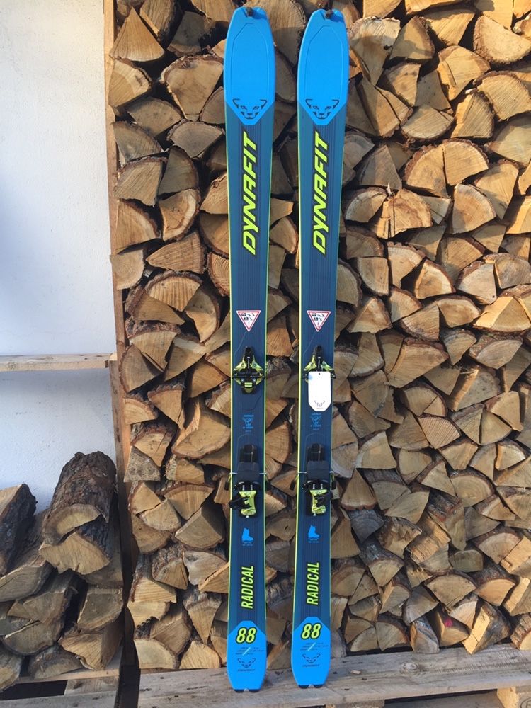 Zestaw skiturowy Dynafit Radical 88 Ski Set - reef/lime punch 182 cm