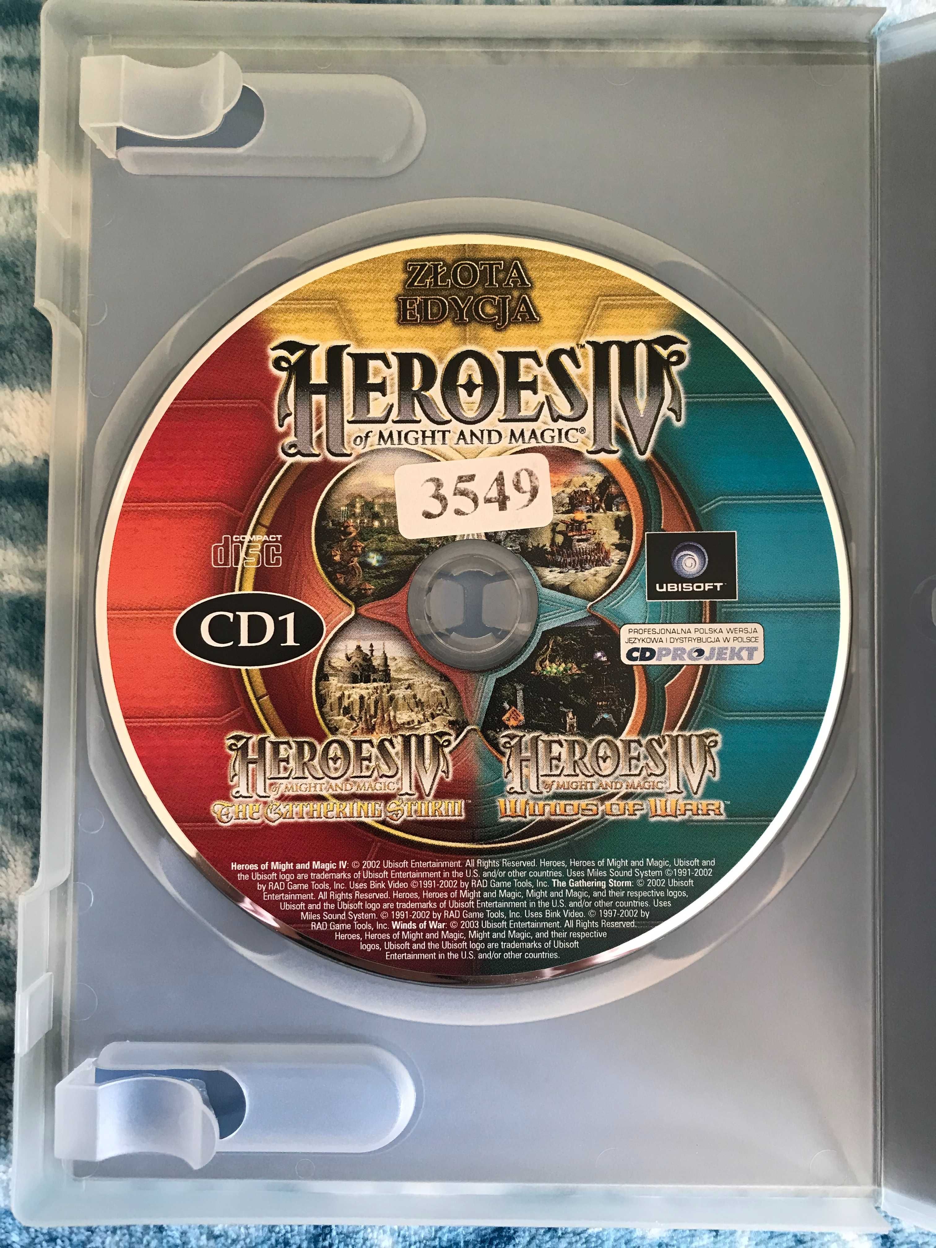 Heroes of Might & Magic IV Złota Edycja 2xCD Ubisoft 2002