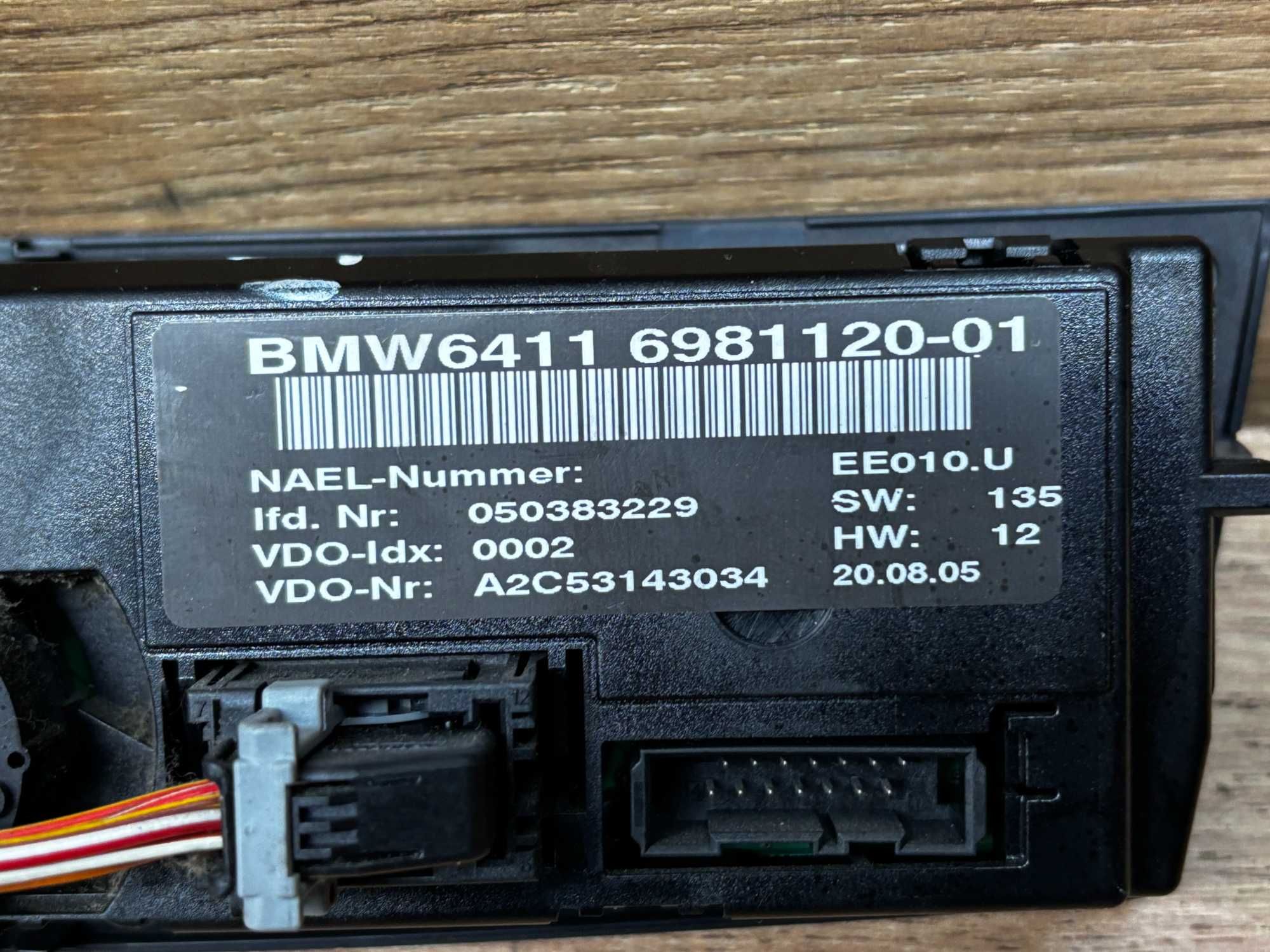 Panel klimatyzacji Bmw 1 E87