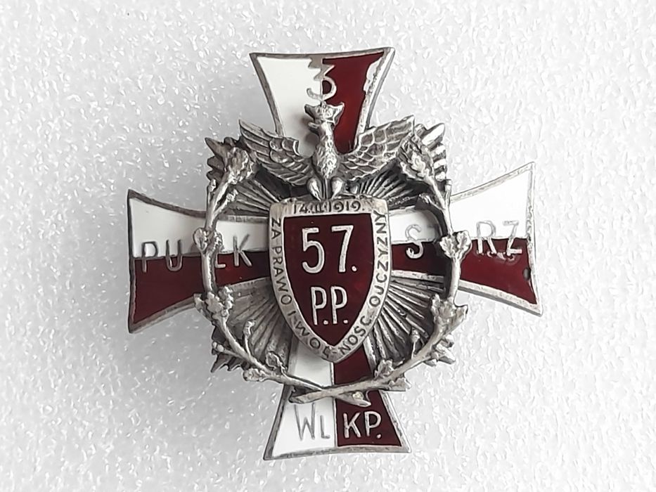 Odznaka 57 Pułk Piechoty, Poznań II RP