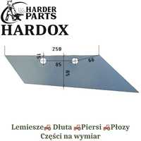 Lemiesz przedpłużka Rumptstad HARDOX 0354 części 2X lepsze niż Borowe