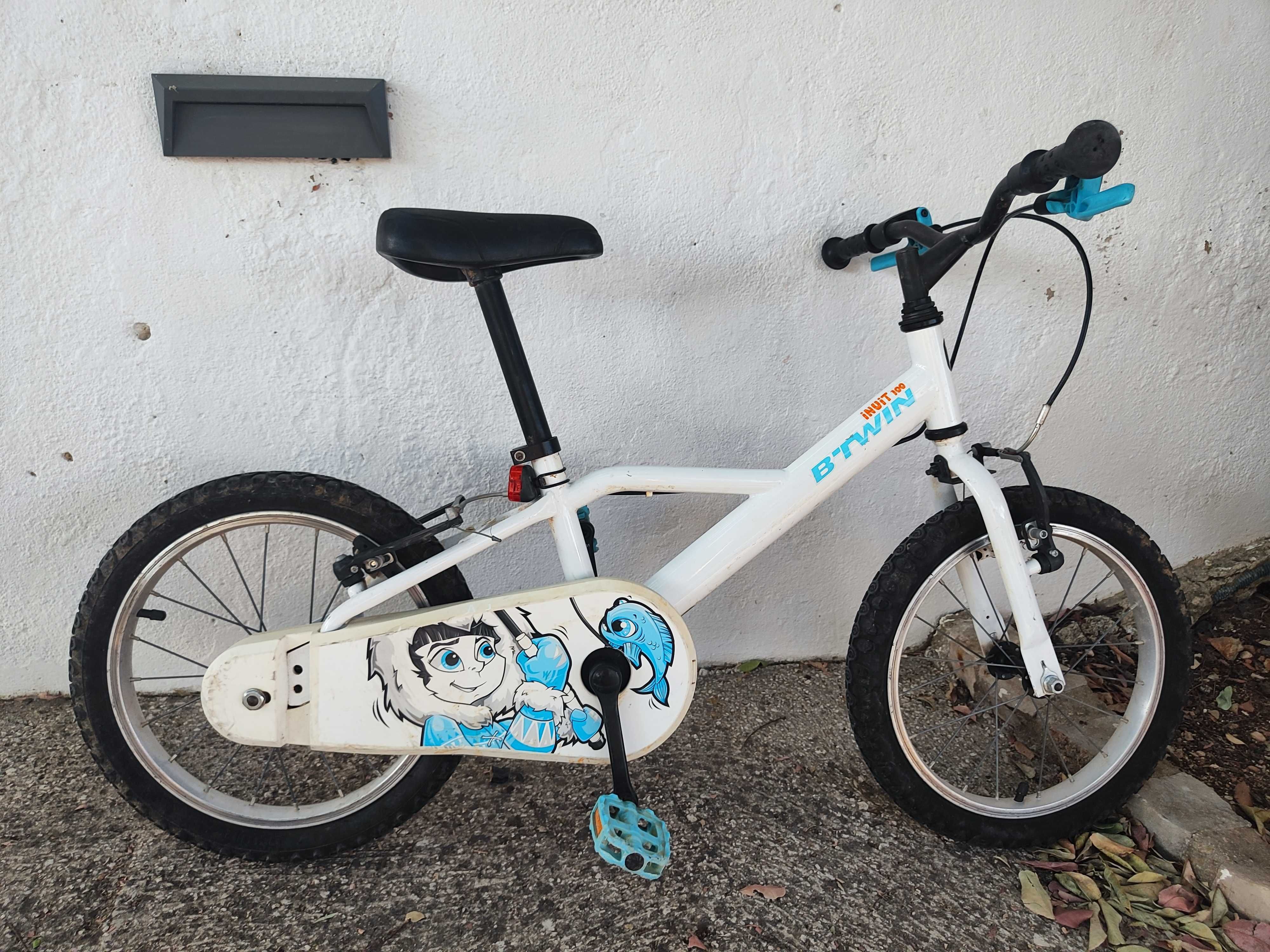 Vendo Bicicleta de Criança - BTWIN Branco 16'