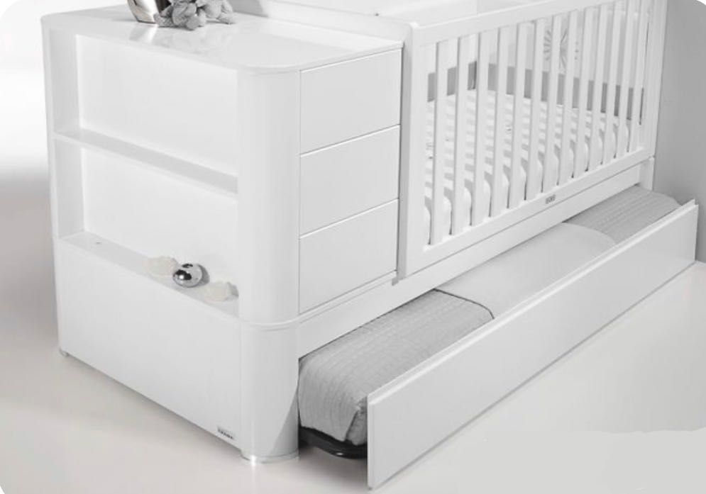 Cama TRAMA berço / cama     OFERTA de 2 colchões