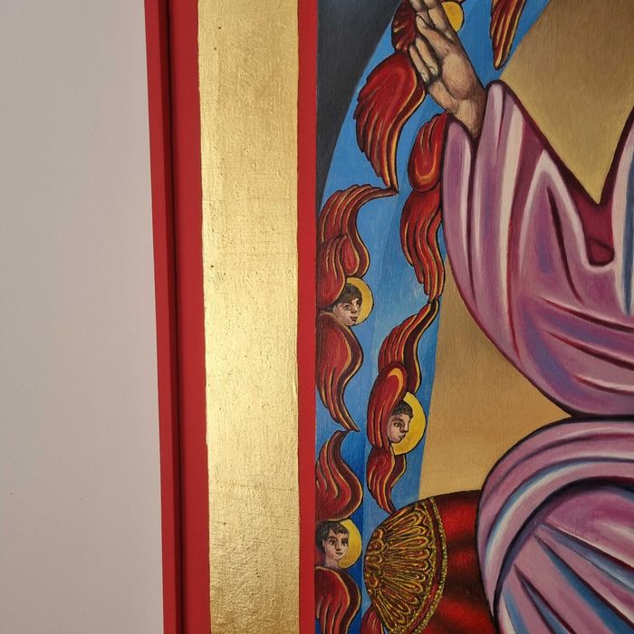 obraz olejny Deus Omnipotents - kopia znanej ikony