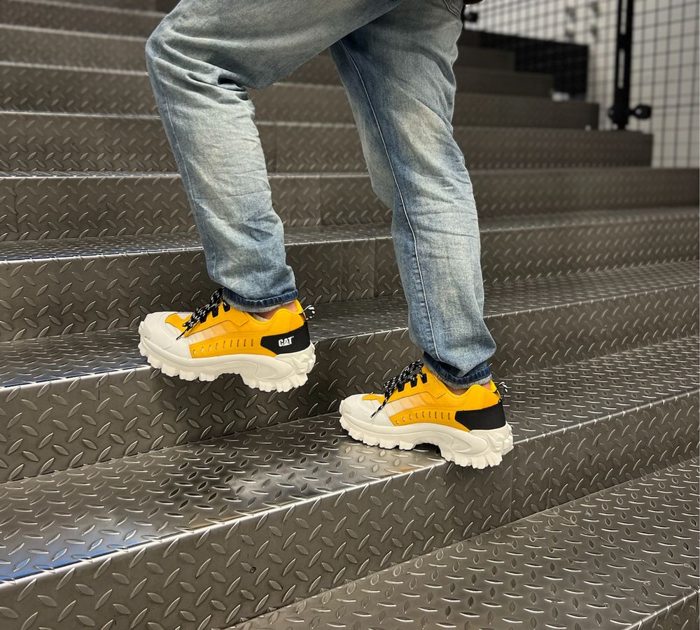 Buty męskie Sneakers CAT Intruder żółte Citrus rozmiar 44 jak nowe