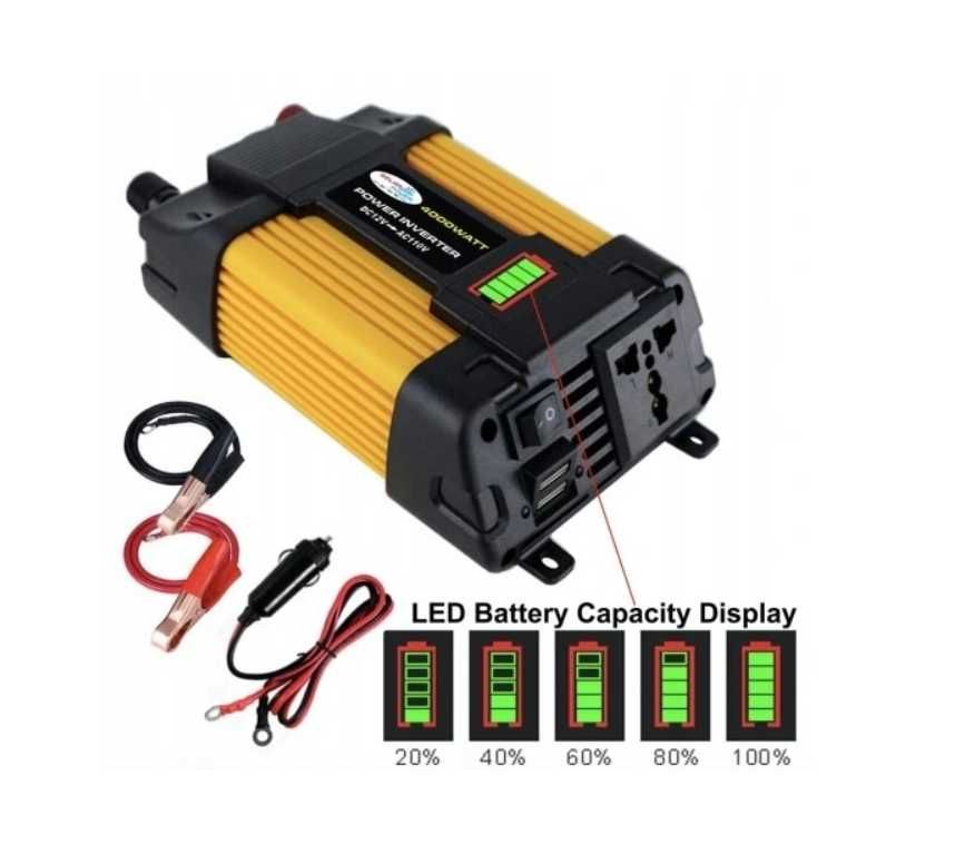 Інвертор (Power Inverter) 4000W DC12V AC220V~240V