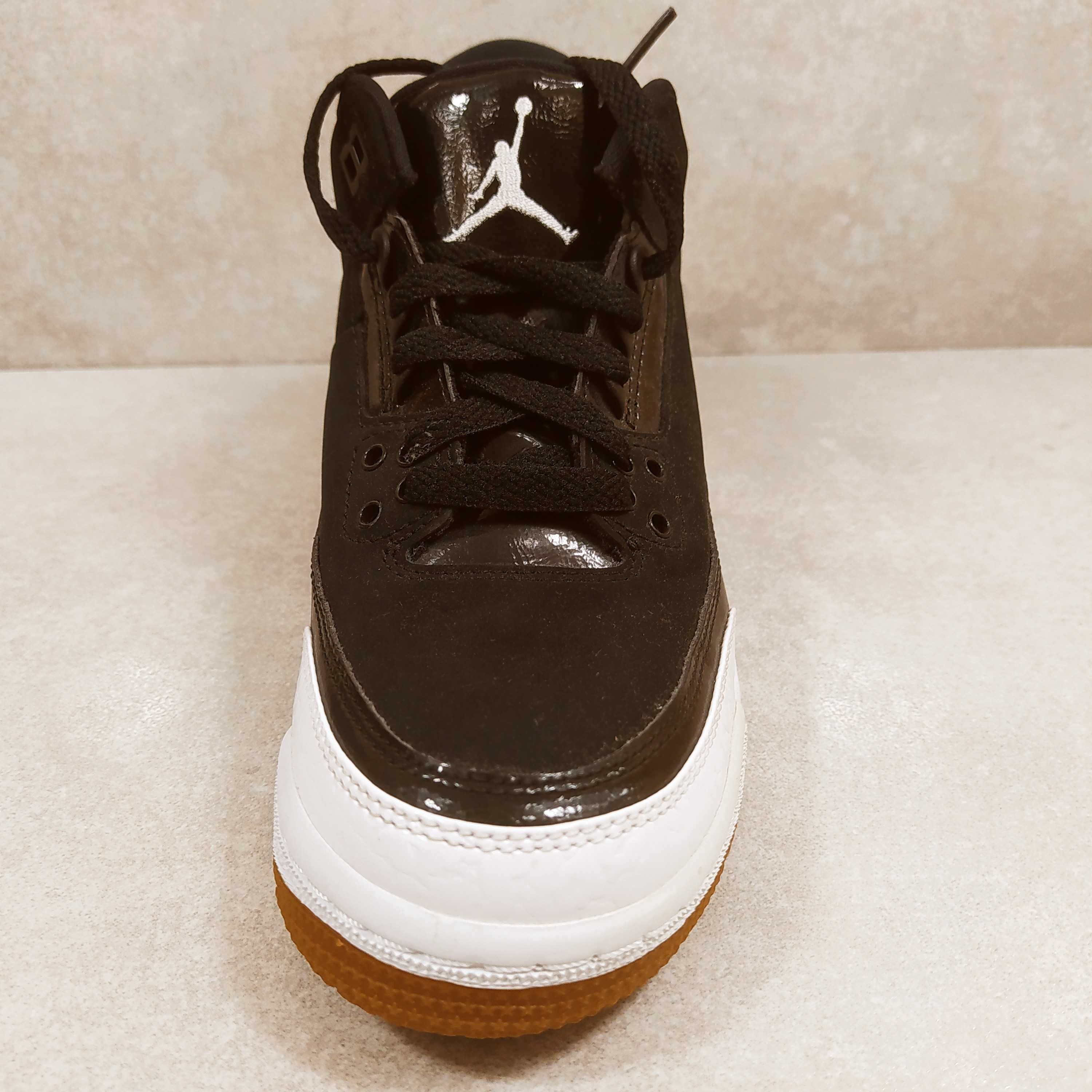 Buty Nike Air Jordan 3 Retro 
Black White Gum (GS) r. 36 23 cm Sklep