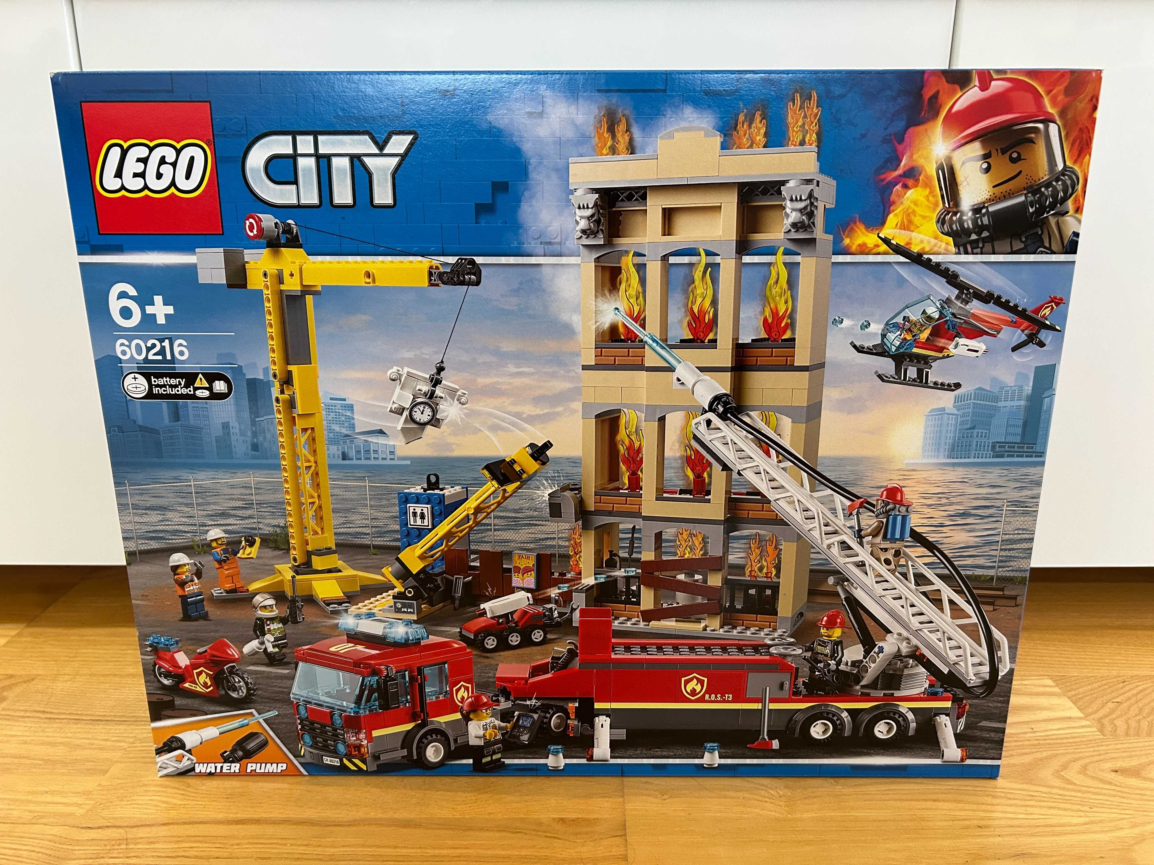 LEGO City 60216 - Straż pożarna w śródmieściu Nowe (Łączany-Oświęcim)