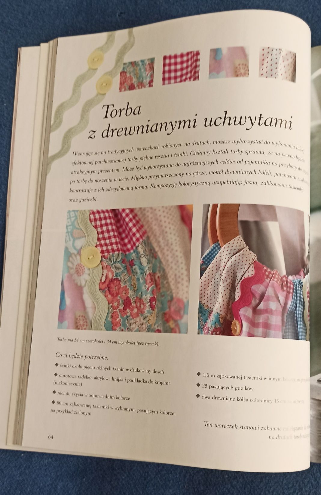 Patchworkowe torebki poradnik szycia