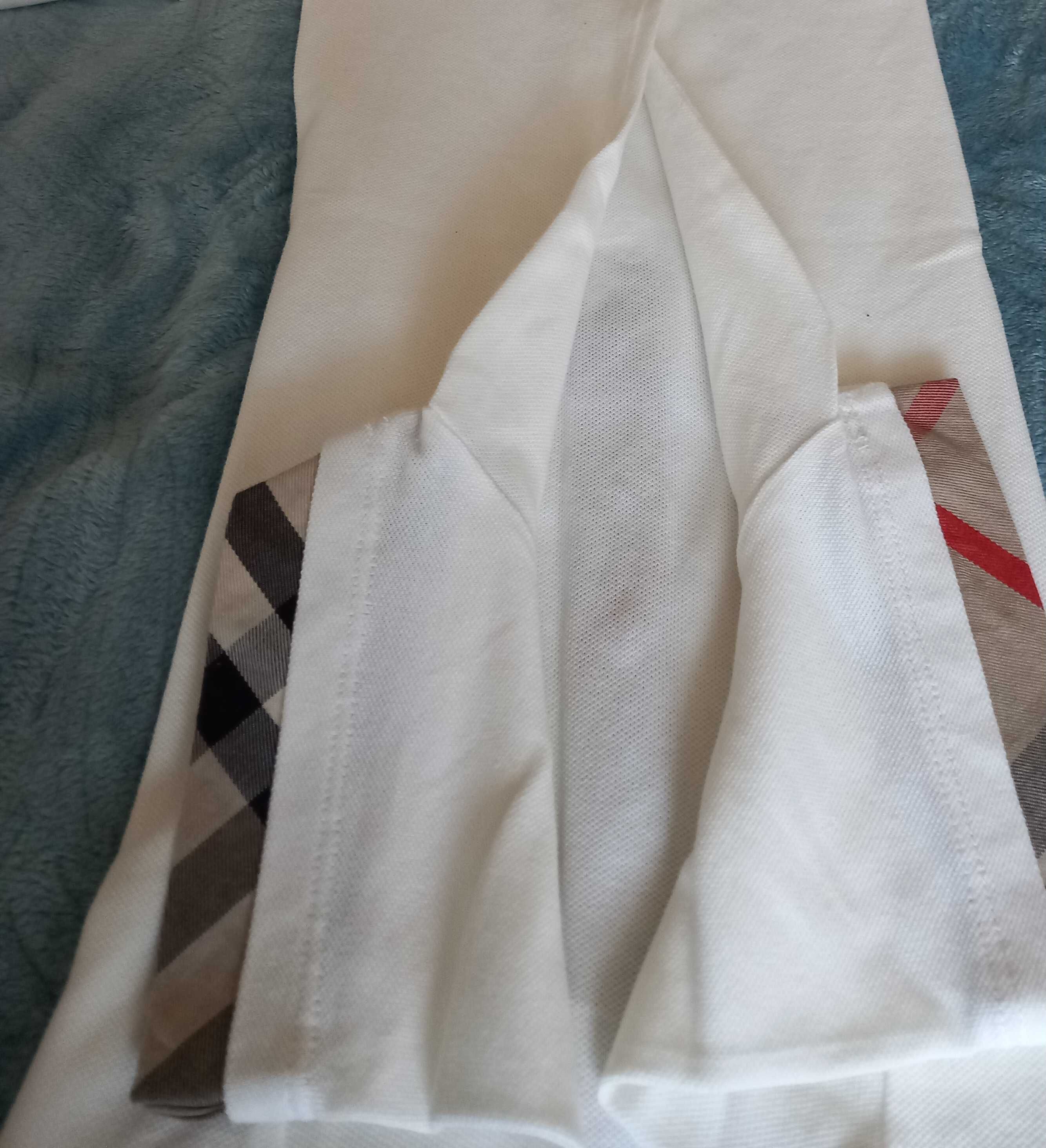 Polo Burberry com efeito camisa