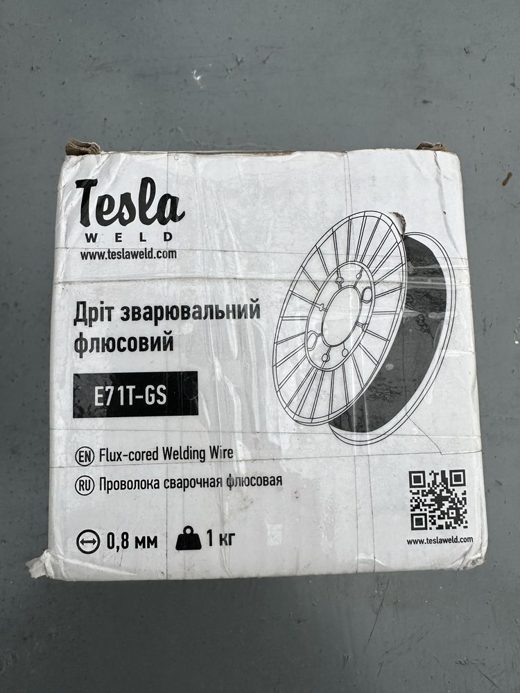 Зварювальний дріт флюсовий Tesla Weld