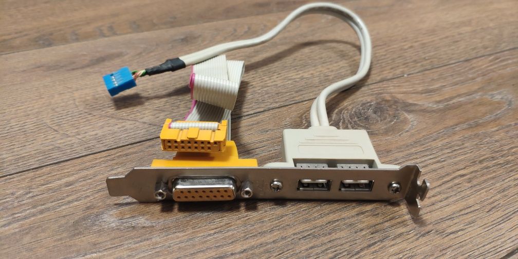 Планка на 2 порти usb 2.0 + Gameport (midi, d815, геймпорт)
