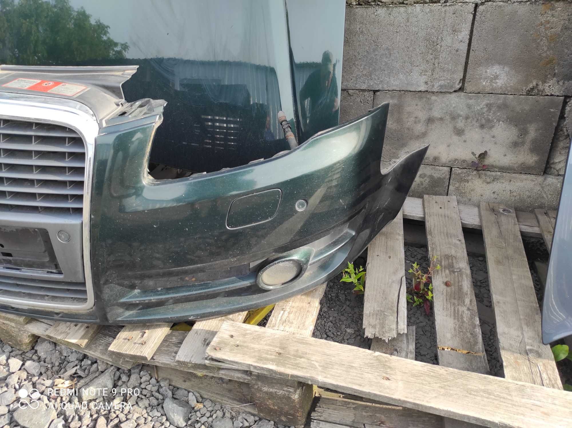 Audi a4 b7 LZ6E maska zderzak Xenon PDC lampy wzmocnienie drzwi
