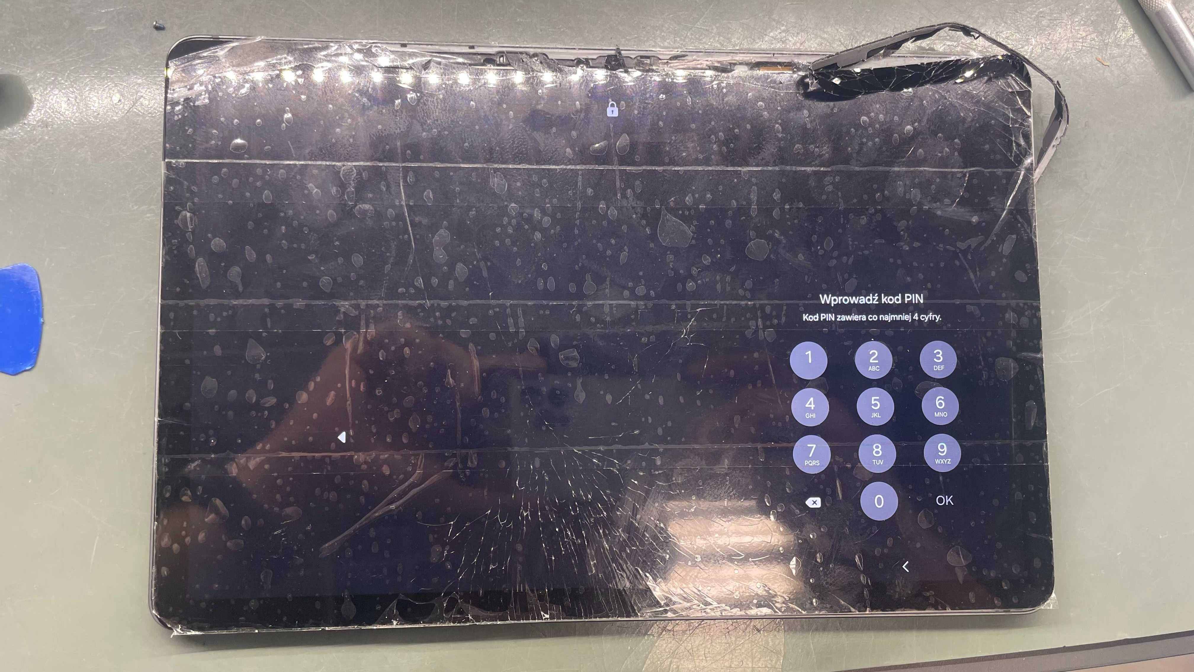Wyświetlacz LCD Samsung S9 FE SM-X510 zbita szybka do regeneracji