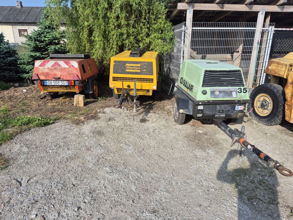 Kompresor śrubowy sprężarka powietrza Atlas Copco XAS 37