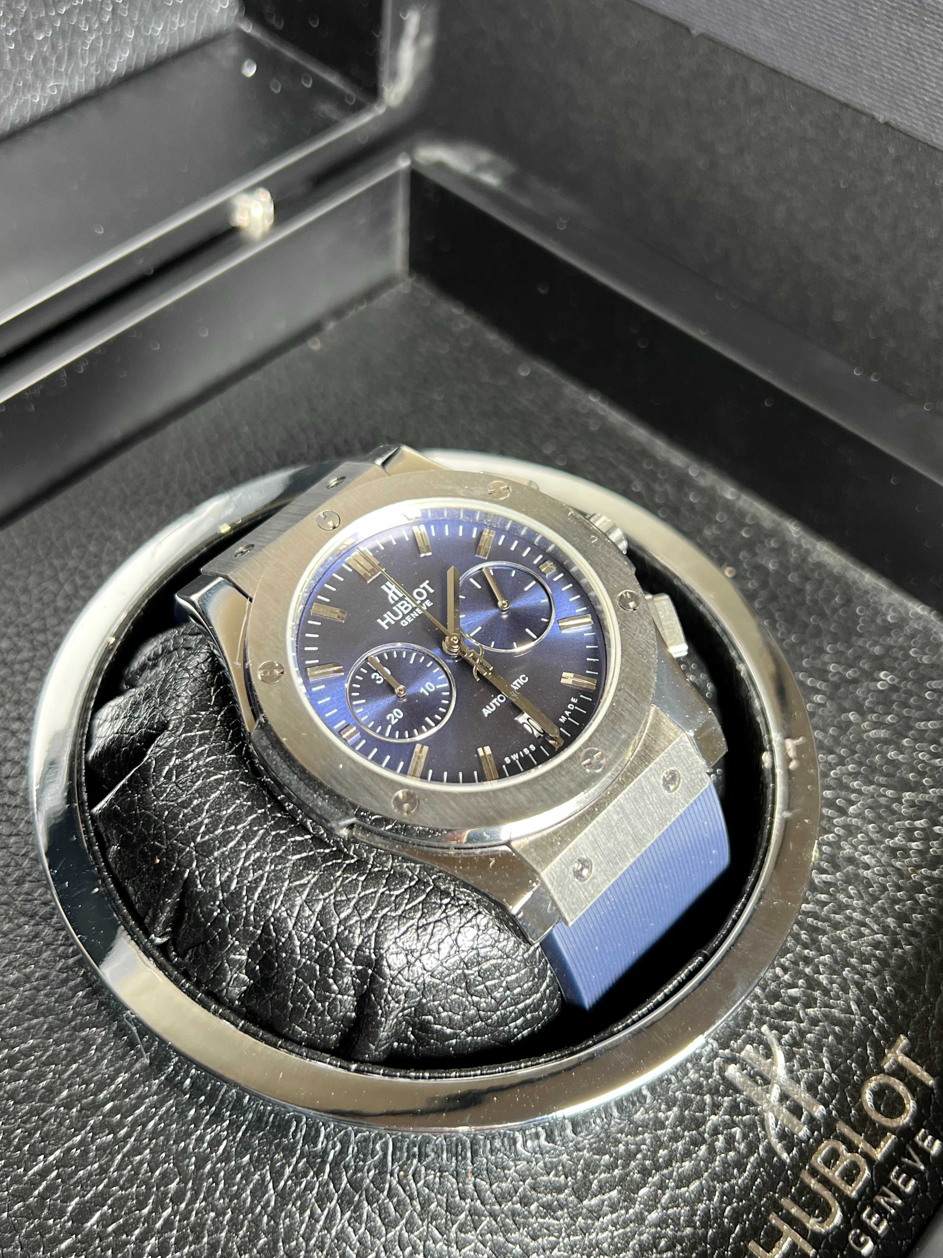 Часы Hublot Classic Fusion Chronograph Titanium Blue
