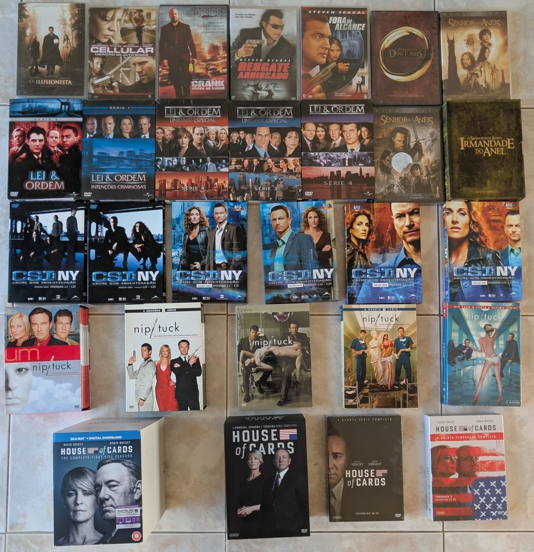 DVDs de colecção (v. 8 fotos)