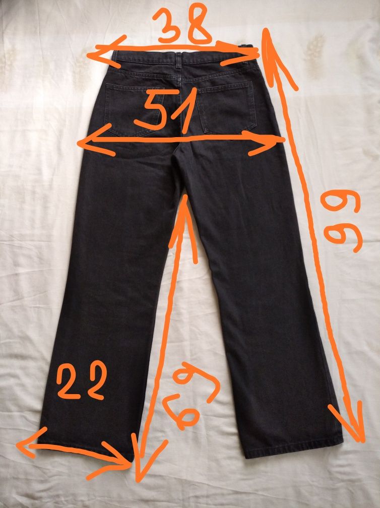 Джинси широкі Zara 38р.