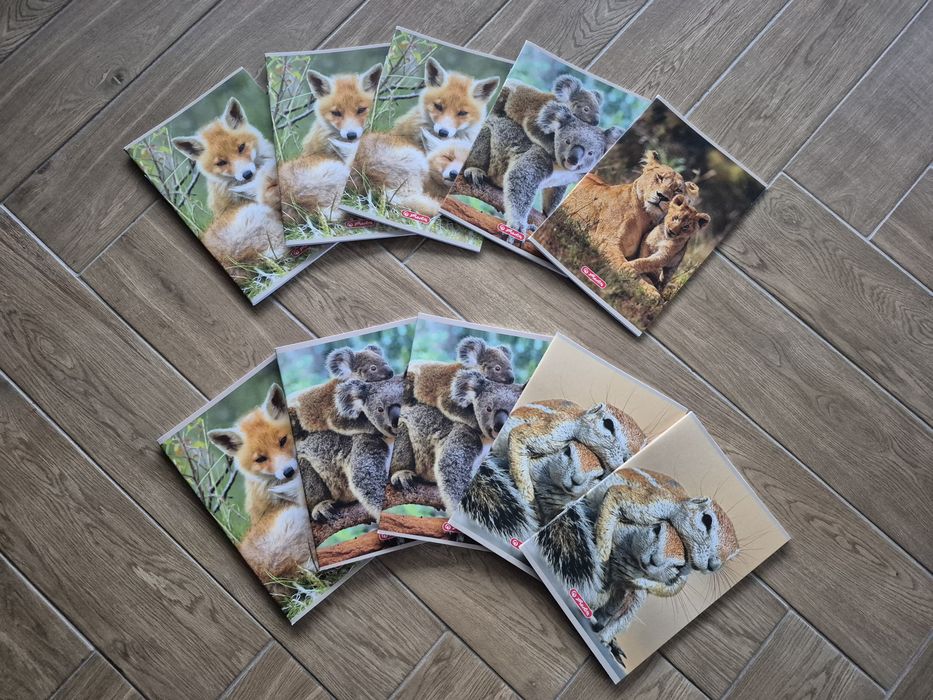 Zestaw zeszytów 32 kartkowych Herlitz ze zwierzetami