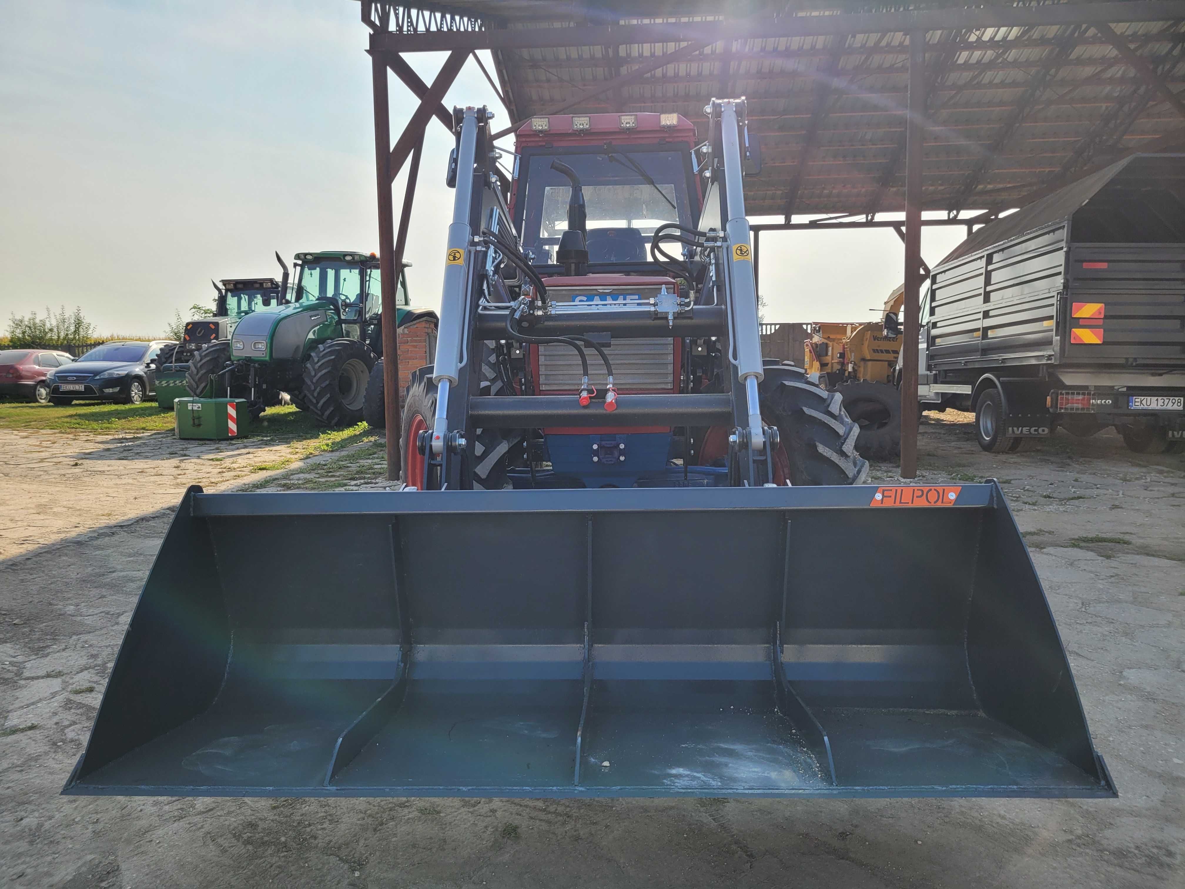 Łyżka łycha do tura ciągnika euro-ramka SMS Mailleux 2.4m 2.2m 2.0 1.8