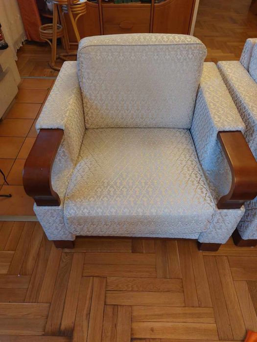 Komplet wypoczynkowy - sofa + 2 fotele