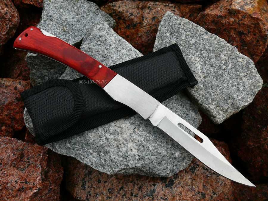 Нож Тактический раскладной, армейский в чехле - "Днепр" для виживания