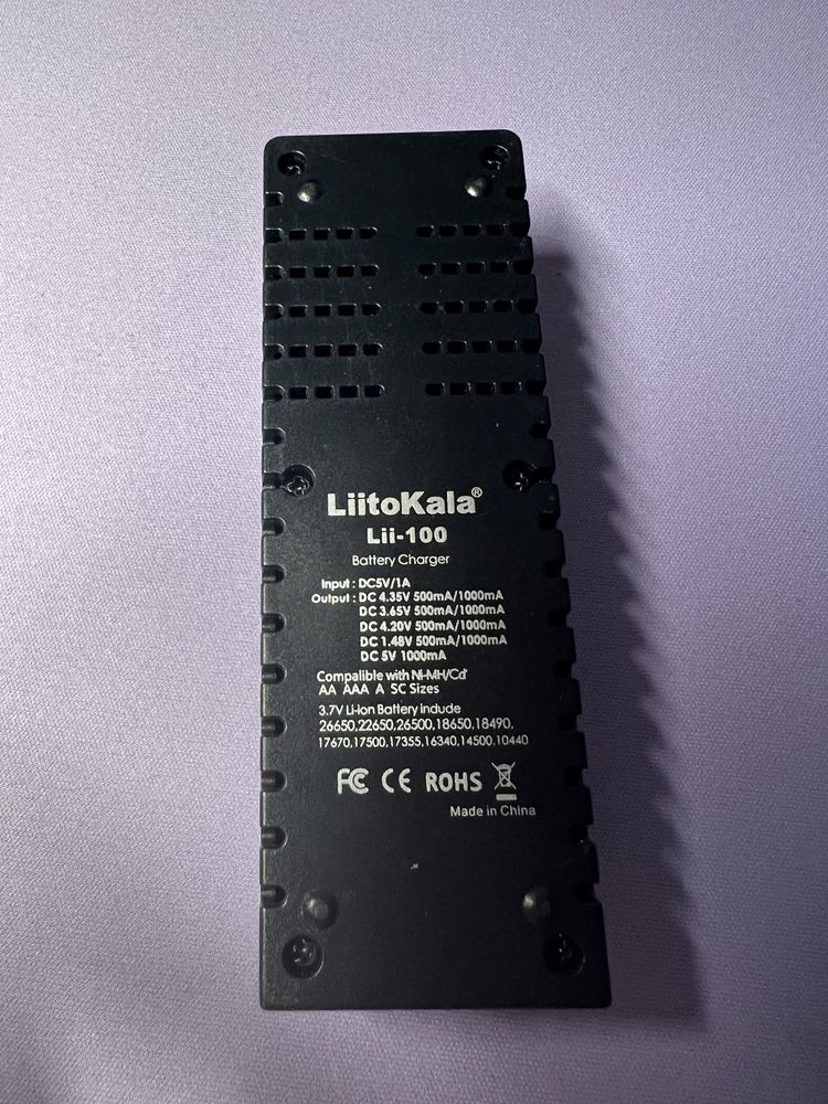 Ładowarka akumulatorów LiitoKala Lii-100