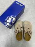 Zupełnie nowy, oryginalny Birkenstock, półbuk, kolor piaskowy 40