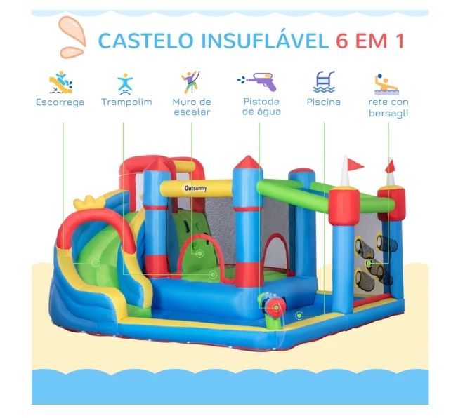 Aluga-se insuflável castelo