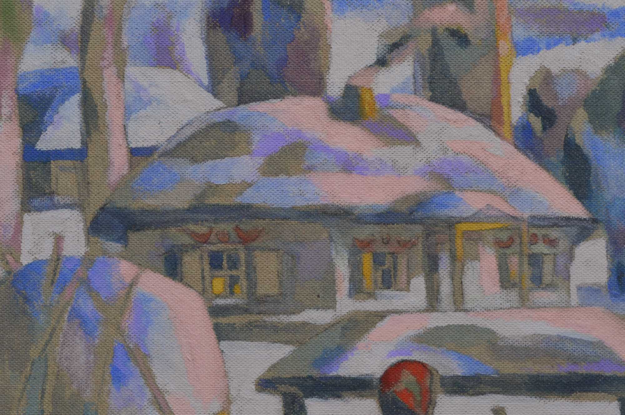 А. Туранский "Зима в деревне" 1981 год.