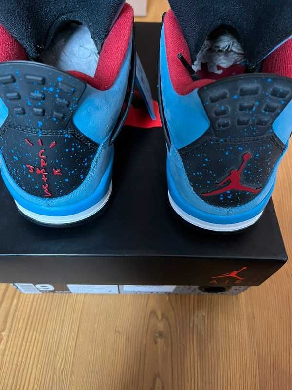 nowy Jordan4Retro Travis Scott Trampki Cactus Jack Moda R.44