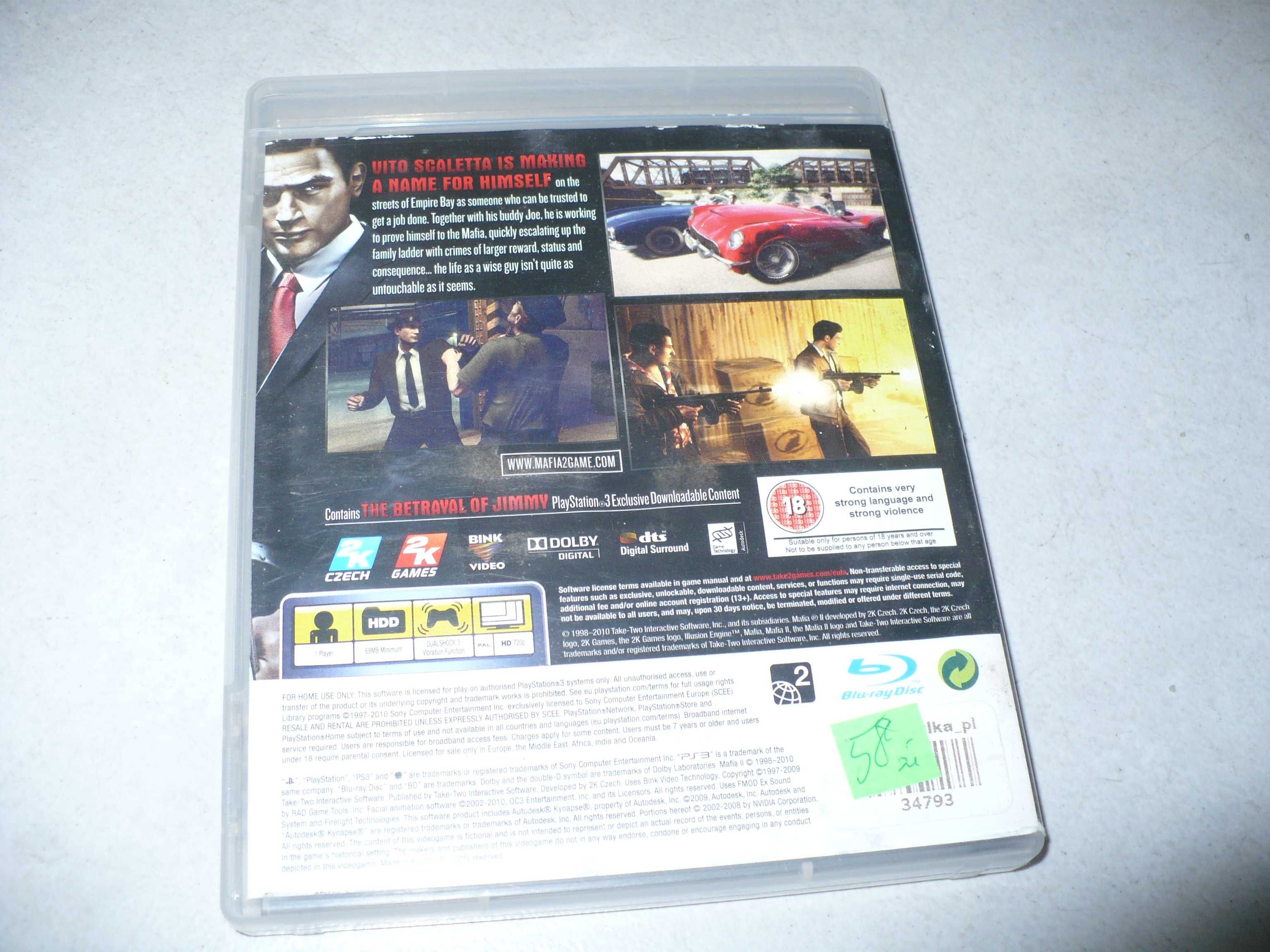 Mafia 2 na PlayStation 3