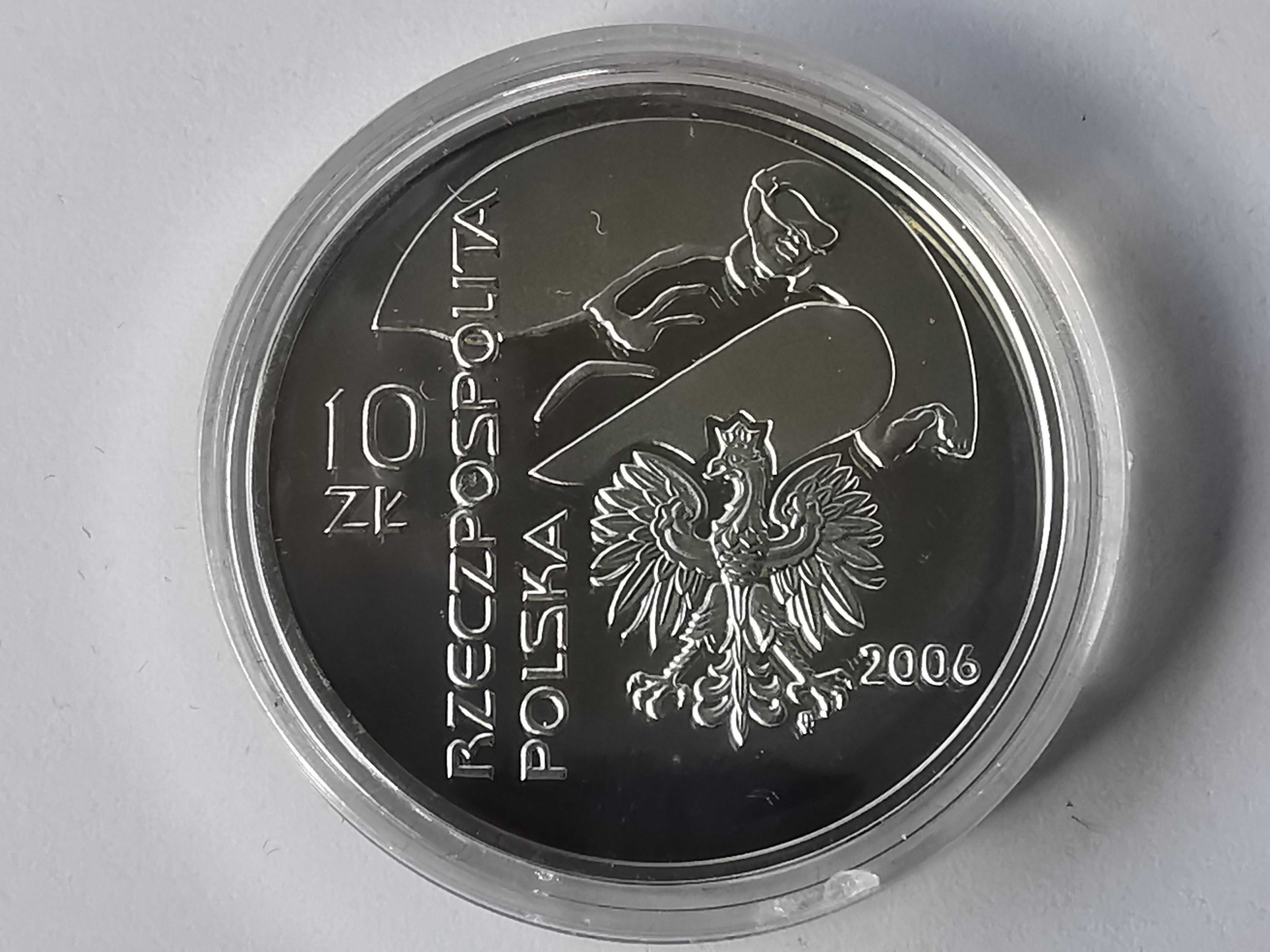 Moneta Turyn 2006 -  Lustrzanka 10zł