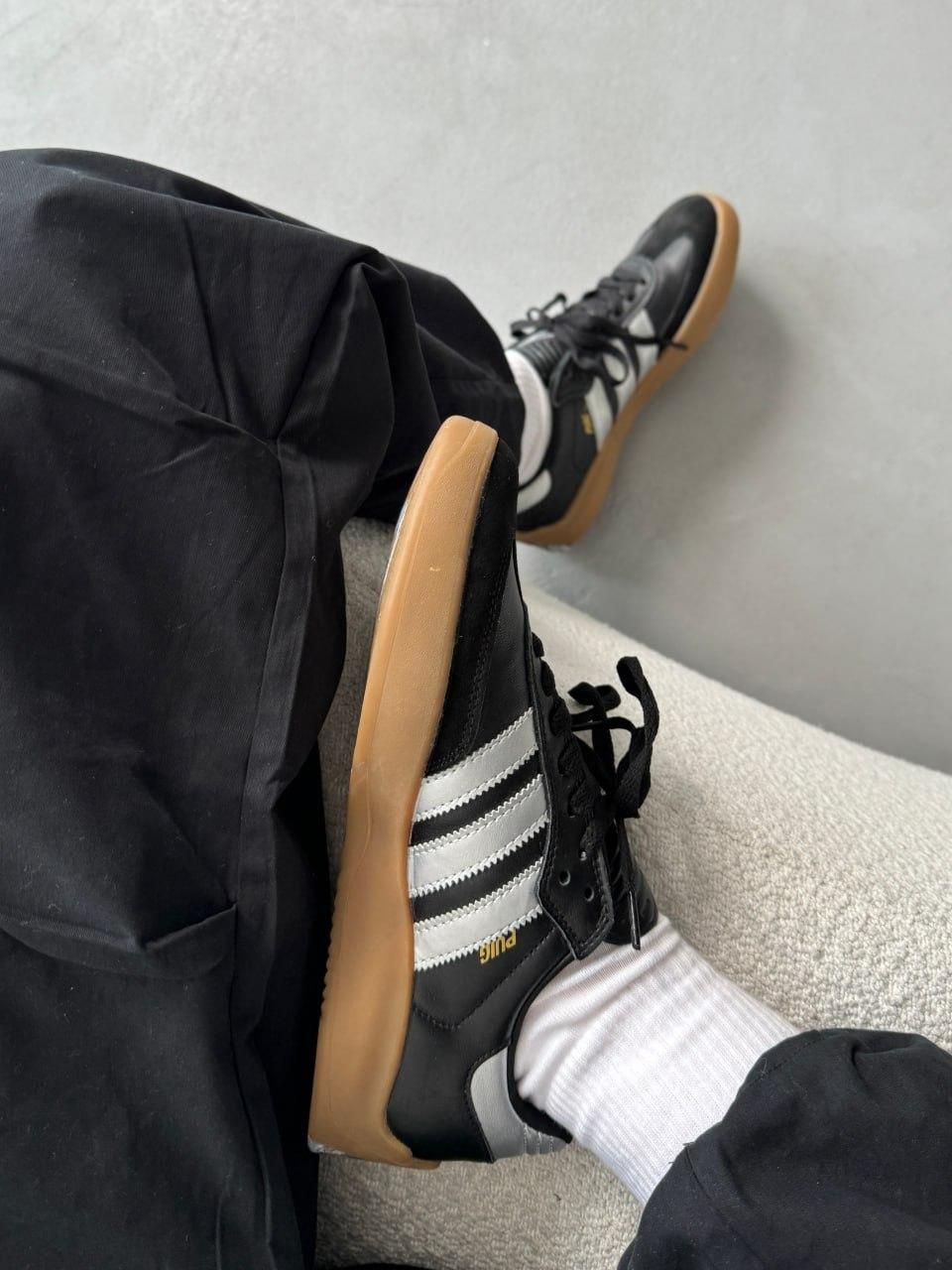 Кроссовки Adidas Puig Samba Palace Black White