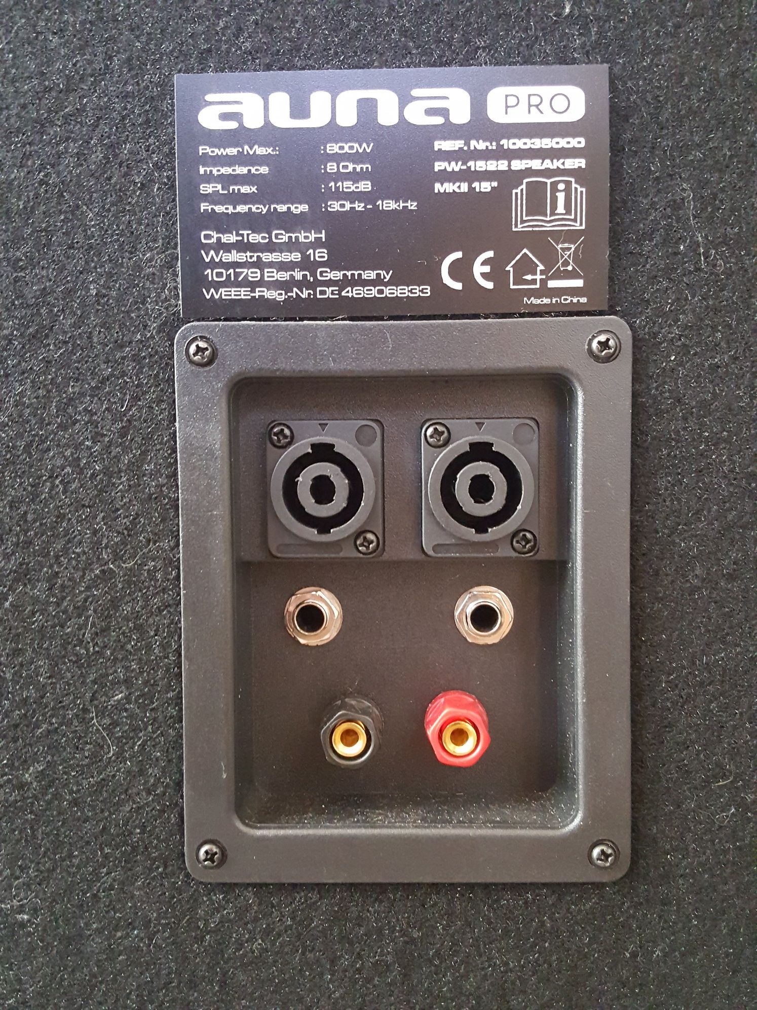 Концертні колонки Malone 400W Auna 400W Активний мікшер KASE PMX-J8D