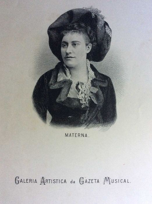 Galeria artistica da gazeta musical. Litograf. do século  XIX. Lote 1