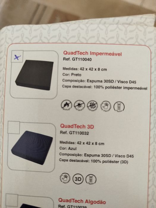 Almofada protetora (úlceras de pressão/anti-escaras)