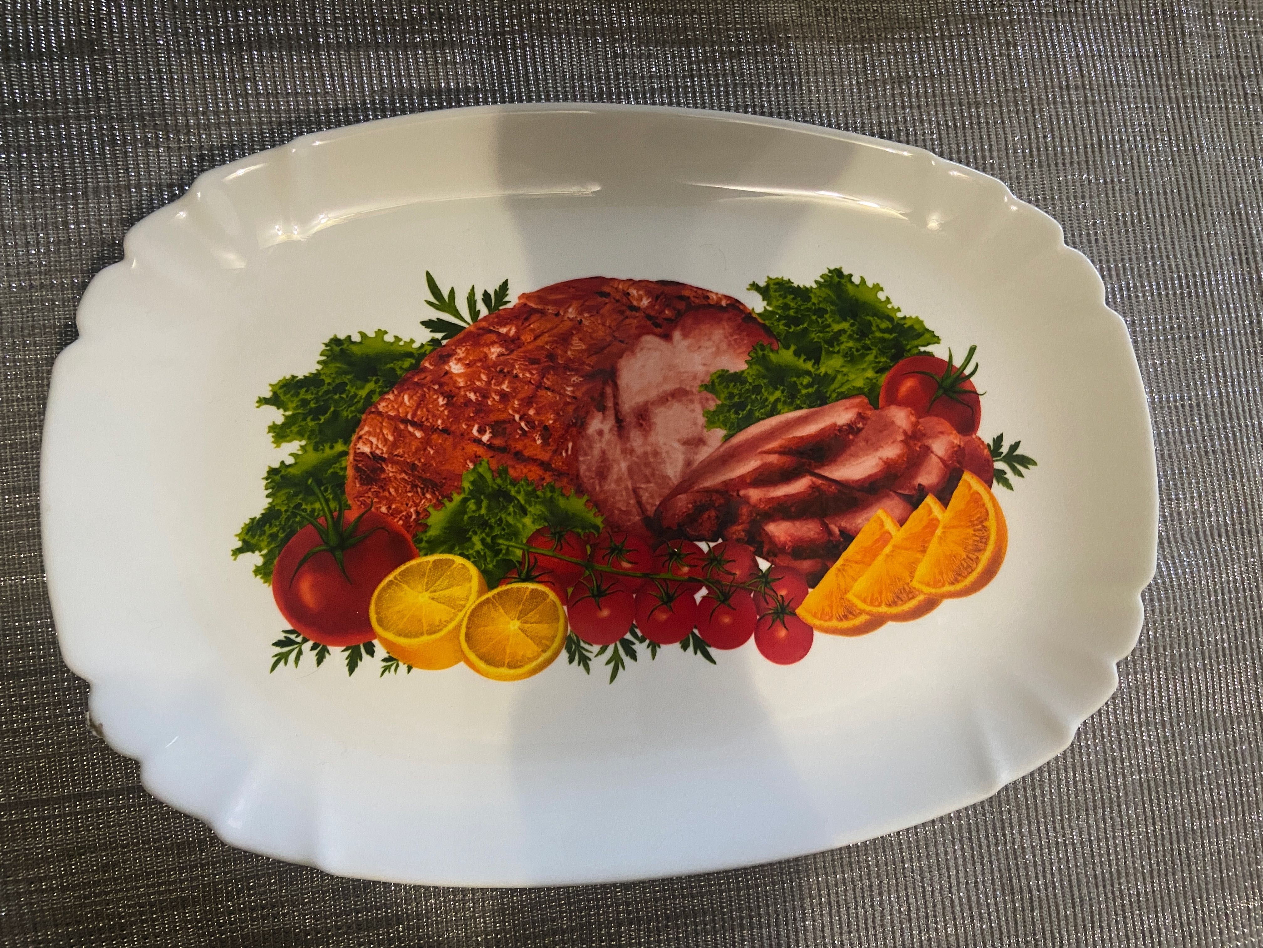 Блюдо тарілка овальна для нарізки чи гарячих страв