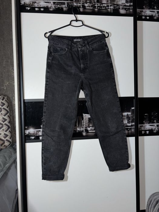 Джинси мом сірі 27 розмір