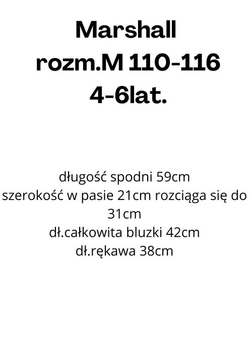 Psi patrol strój Marshall