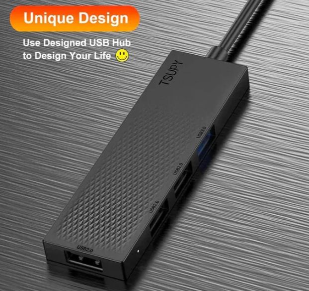 tsupy rozgałęźnik hub usb-a na  usb-a 3.0