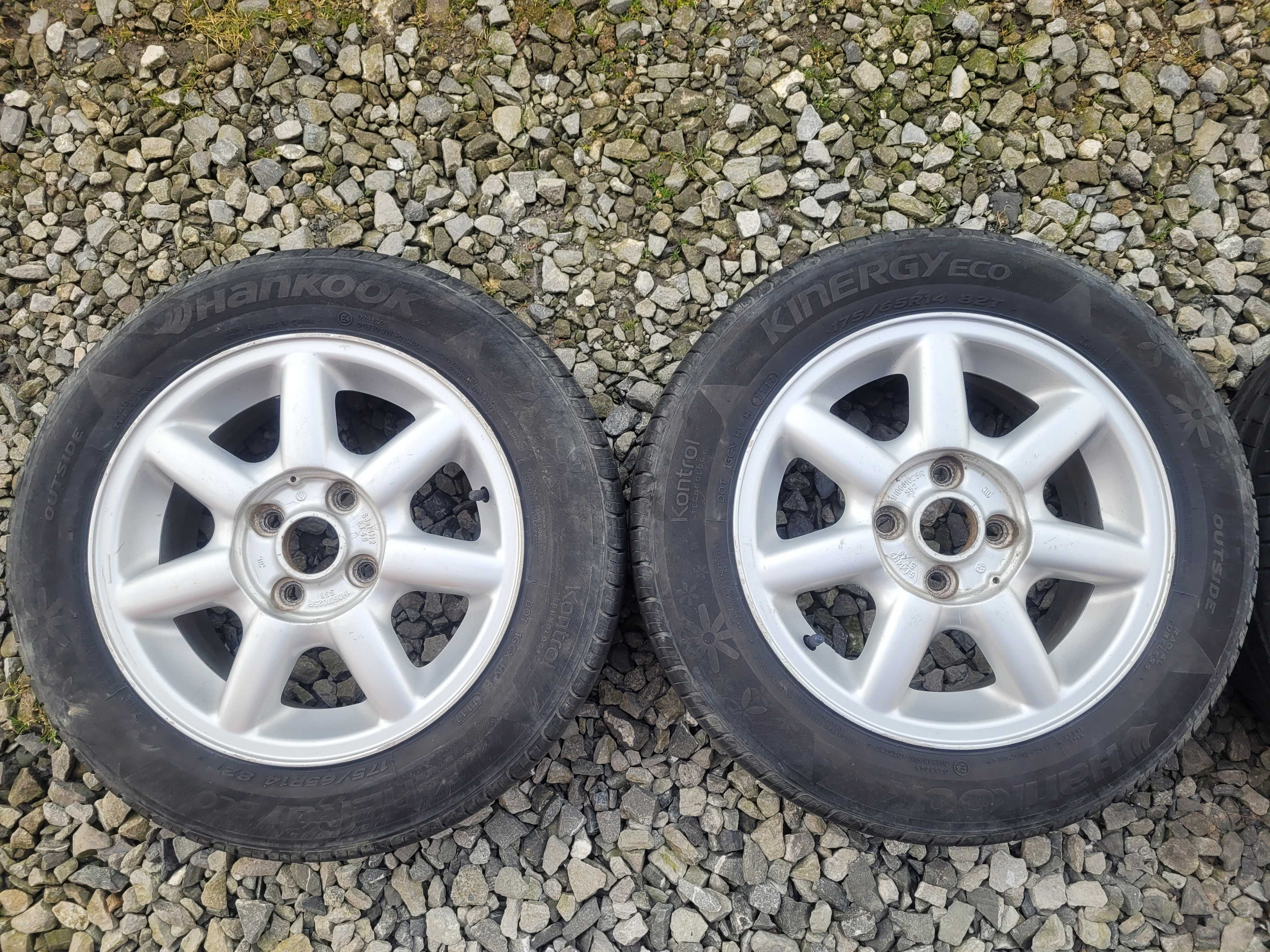 Alufelgi 14" + opony 175/65R14. KOMPLET. Vw Lupo/Polo/Golf